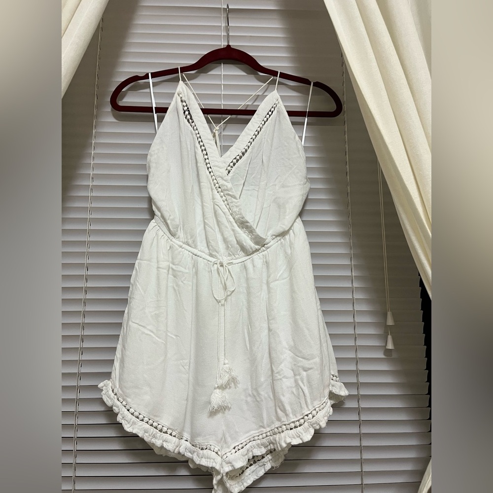 Cotton On White Sleeveless Romper